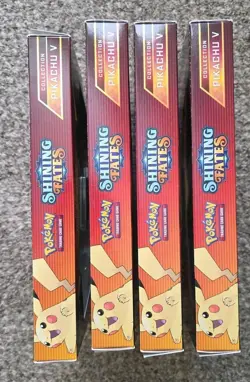 NEW Pokemon TCG Shining Fates Pikachu V Collection Box Factory Sealed Brand New - Image 3