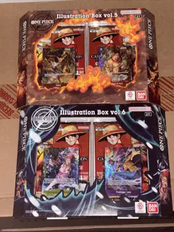 One Piece Illustration Boxes Vol 5 and Vol 6 Set Of 2 Sealed PRB-02 OP-13 - Image 1
