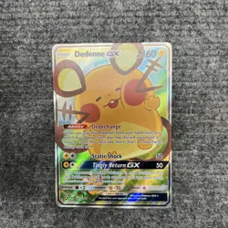 Pokemon TCG Dedenne GX 195A/214 Alternate Full Art Promo NM SHIPS NEXT DAY - Image 1