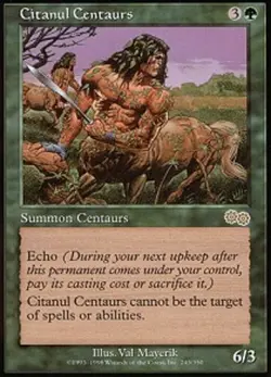 MTG - Citanul Centaurs - Urza's Saga - NM, English Magic FLAT RATE SHIP - Image 1