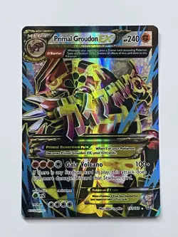 Pokemon Card - Primal Groudon EX 151/160 Full Art Holo Rare - XY Primal Clash - Image 1