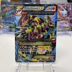 Pokemon Card - Primal Groudon EX 151/160 Full Art Holo Rare - XY Primal Clash - Image 1