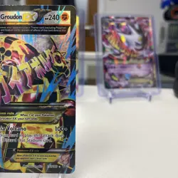 Pokemon Card - Primal Groudon EX 151/160 Full Art Holo Rare - XY Primal Clash - Image 4