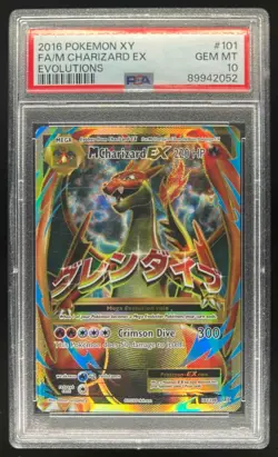 2016 Pokemon XY Evolutions M Charizard EX #101/108 PSA 10 - Image 1