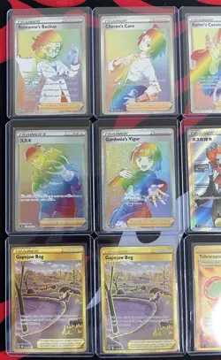 Pokemon Trainer Card Lot (15 Cards, GOLD, RAINBOW, FULL ARTS) - Image 3