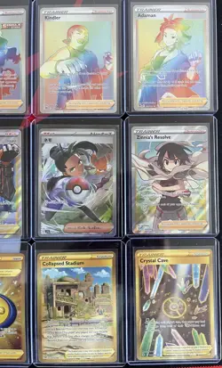 Pokemon Trainer Card Lot (15 Cards, GOLD, RAINBOW, FULL ARTS) - Image 5