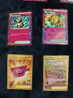 Pokemon Trainer Pink & Gold Holo Card Lot of 11 Cards (1 Card Has Some Damage) - Image 5