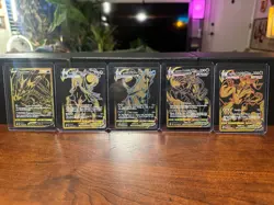 Pokemon TCG Black & Gold Full Art 5 Card lot Trainer Gallery & Shiny Vault NM/M - Image 1