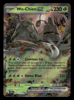 Wo-Chien ex - 027/193 - Double Rare - Paldea Evolved - Pokemon Card - NM/M - Image 1