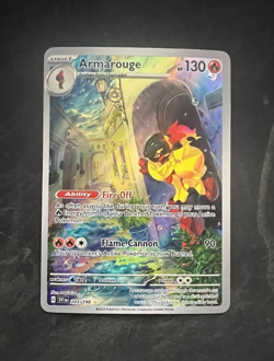 Armarouge 203/198 Scarlet & Violet Base Set Pokemon Card NM Pack Fresh - Image 1
