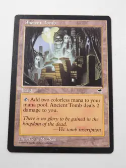 Ancient Tomb Tempest Land Magic the Gathering TCG Trading Card Mtg - Image 1
