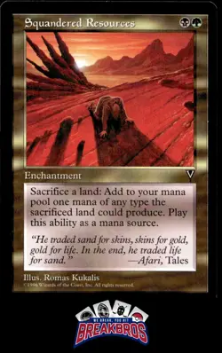 MTG Squandered Resources # NM-MT Magic The Gathering - Image 1