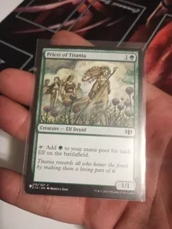 MTG Priest of Titania Mystery Booster - Commander 2014 210/337 Regular Common - Image 1