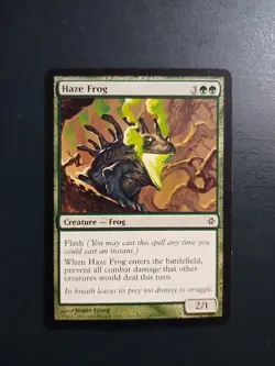 Haze Frog LP x1 Rise of the Eldrazi MTG Magic the Gathering 1x - Image 1