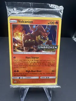 POKEMON UNBROKEN BONDS VOLCANION SM179 SEALED PRERELEASE BLACK STAR PROMOS NM - Image 1