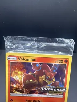 POKEMON UNBROKEN BONDS VOLCANION SM179 SEALED PRERELEASE BLACK STAR PROMOS NM - Image 3