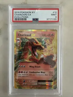 2016 Pokemon Charizard EX 12/108 Holo XY Evolutions - PSA 9 - Image 1
