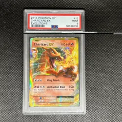 PSA 9 Charizard EX #12 - 2016 Pokemon XY Evolutions Holo 12/108 - Image 1