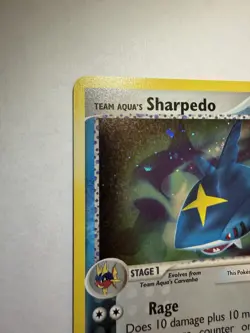 Pokemon TCG Team Aqua's Sharpedo EX Team Magma vs Aqua Holo Rare 5/95 2004 70 HP - Image 4
