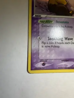 Pokemon TCG Drowzee EX Team Rocket Returns Reverse Holo Common 54/109 2004 50 HP - Image 3