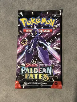 Pokemon TCG Paldean Fates Ceruledge 1x Booster Pack Sealed Pokemon - Image 1