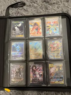 Pokemon- TCG Trading Card Binder. 90 Toploader Cards in Binder - Image 1