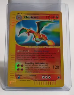 Pokemon Collectible Cards, Charizard, Rev Holo, 6/165, Expedition, 2002 - Image 1