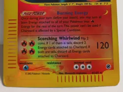 Pokemon Collectible Cards, Charizard, Rev Holo, 6/165, Expedition, 2002 - Image 4