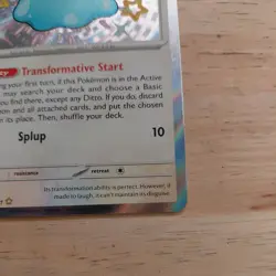 Pokemon TCG Ditto Scarlet & Violet Paldean Fates Holo Shiny Rare - Image 3
