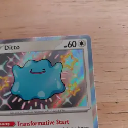 Pokemon TCG Ditto Scarlet & Violet Paldean Fates Holo Shiny Rare - Image 4