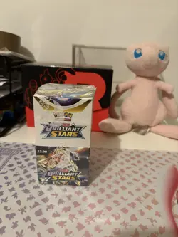 Pokemon Brilliant Stars Half Booster box Sealed 18 Packs Mint - Image 1