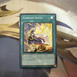 Yugioh Alliance Insight - Gordian Slicer - Secret Rare - ALIN-EN066 - Image 1