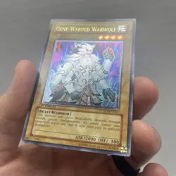 Yugioh Gene-Warped Warwolf STON-EN001 1st Edition Ultimate Rare - Image 3