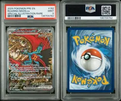 Pokemon TCG Roaring Moon EX Prismatic Evolution Special Illustration Rare PSA 9 - Image 2