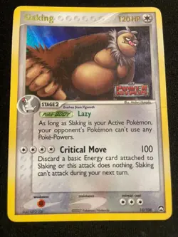 Slaking 13/108 | 2007 Pokemon EX Power Keepers Stamped Reverse Holo | LP/MP - Image 1