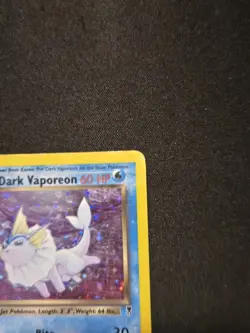 Pokemon TCG Dark Vaporeon Holo Rare Card 9/110 Legendary Collection - Image 3