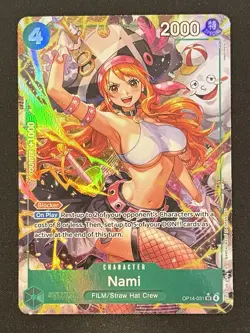 Nami (Alternate Art) OP14-031 The Azure Sea's Seven Foil NM - Image 1