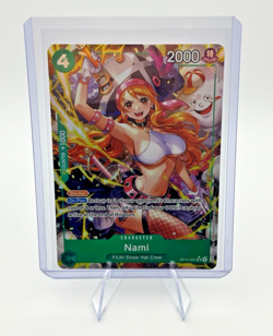 Nami (Alternate Art) SR OP14-031 The Azure Sea's Seven Foil NM - Image 1