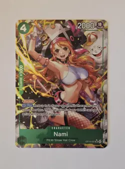 Nami Alternate Art SR OP14-031 The Azure Sea's Seven - NM English - Image 1