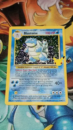 Blastoise Holo Celebrations: Classic Collection 2/102 Pokemon Card - NM - Image 1