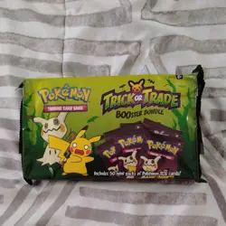 Pokemon Center Pokemon TCG Trick or Trade BOOster Bundle 2023 Halloween 50 packs - Image 1