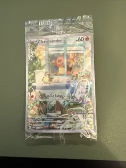 Charmander SVP 044 Pokemon Center Stamped ETB Obsidian Flames Promo Card Sealed - Image 1