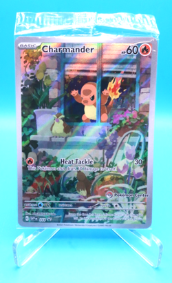 Charmander SVP 044 Pokemon Center Stamped ETB Obsidian Flames Promo Card Sealed - Image 1