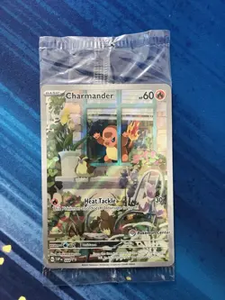 Charmander SVP 044 Pokemon Center Stamped ETB Obsidian Flames Promo Card Sealed - Image 1