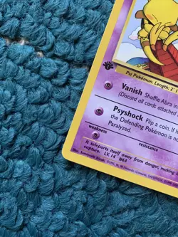 1st Edition ABRA 49/82 Team Rocket Set - Pokemon WOTC Vintage Card - NM - Image 3