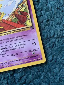 1st Edition ABRA 49/82 Team Rocket Set - Pokemon WOTC Vintage Card - NM - Image 4