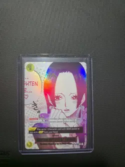 Bandai One Piece You'll Frighten Me... Boa Hancock OP14-118 Holo Event Card - Image 2