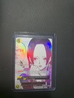 Bandai One Piece You'll Frighten Me... Boa Hancock OP14-118 Holo Event Card - Image 3