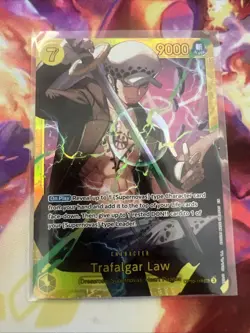 One Piece CCG Trafalgar Law Royal Blood Foil Card OP10-119 (NOT REPRINT) - Image 1