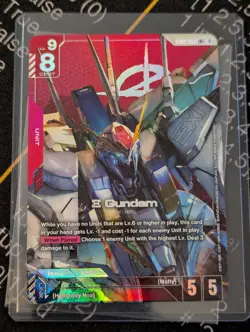 Xi Gundam Alternate Art Foil - ST08-001 LR+ NM - Gundam TCG Card Game - Image 1